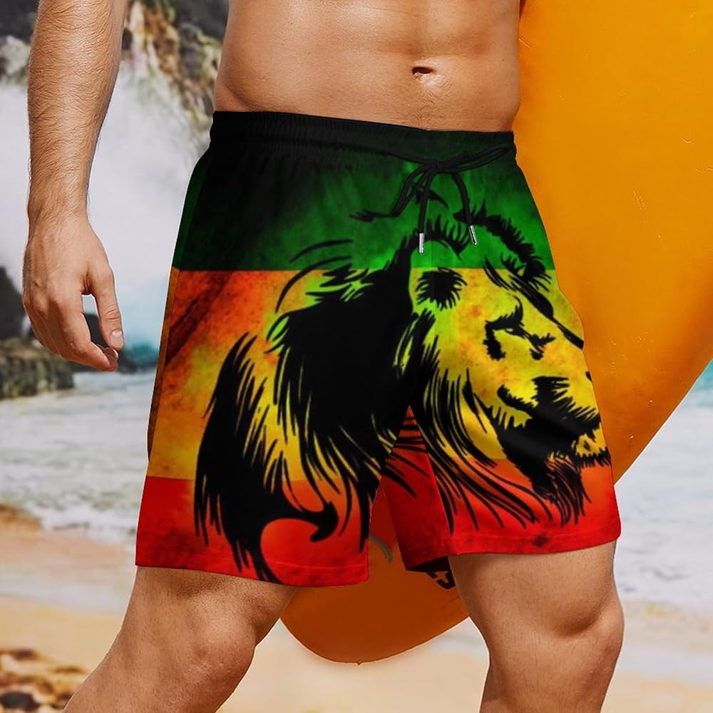Amazon.co.jp: [XIMENPER] ハワイ風 ビーチパンツ 水着 メンズ